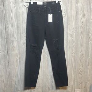 Judy Blue Jeans Size 5/27 High Rise Boyfriend Jeans Distressed Destroyed Women